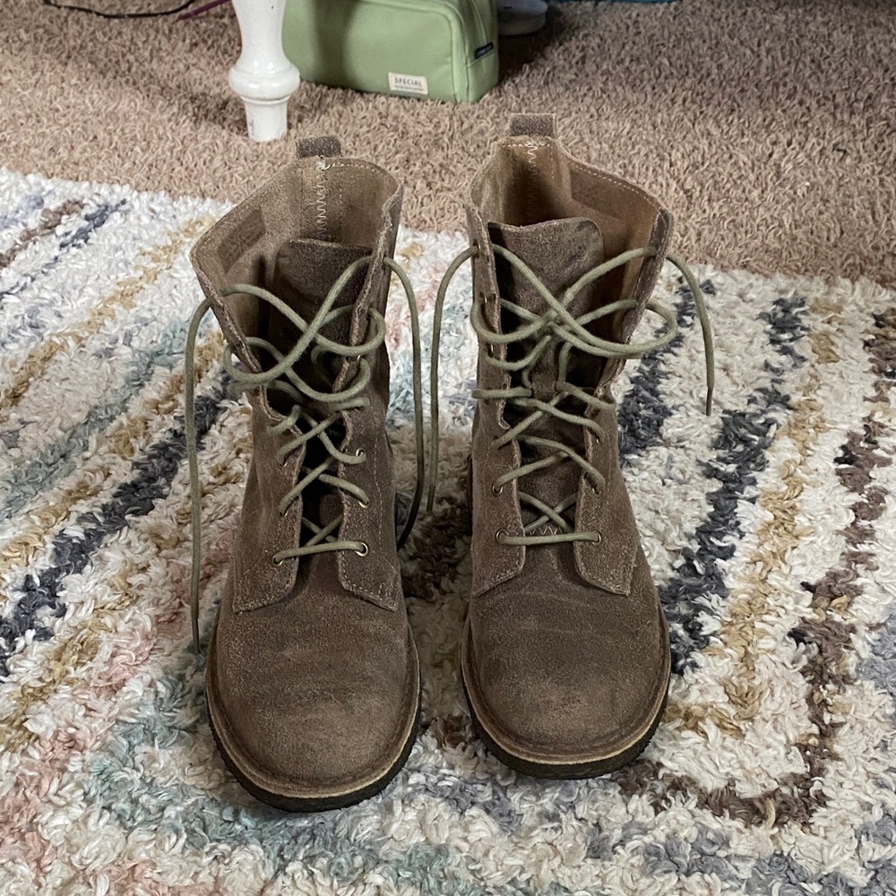 Clarks Vintage Lace Up Boots